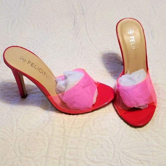 pink heels size 5